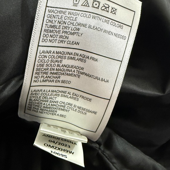 Reebok Men's Black Puffer Jacket Winter Insulated Size 3XL 3TG no hoodie - Picture 5 of 6